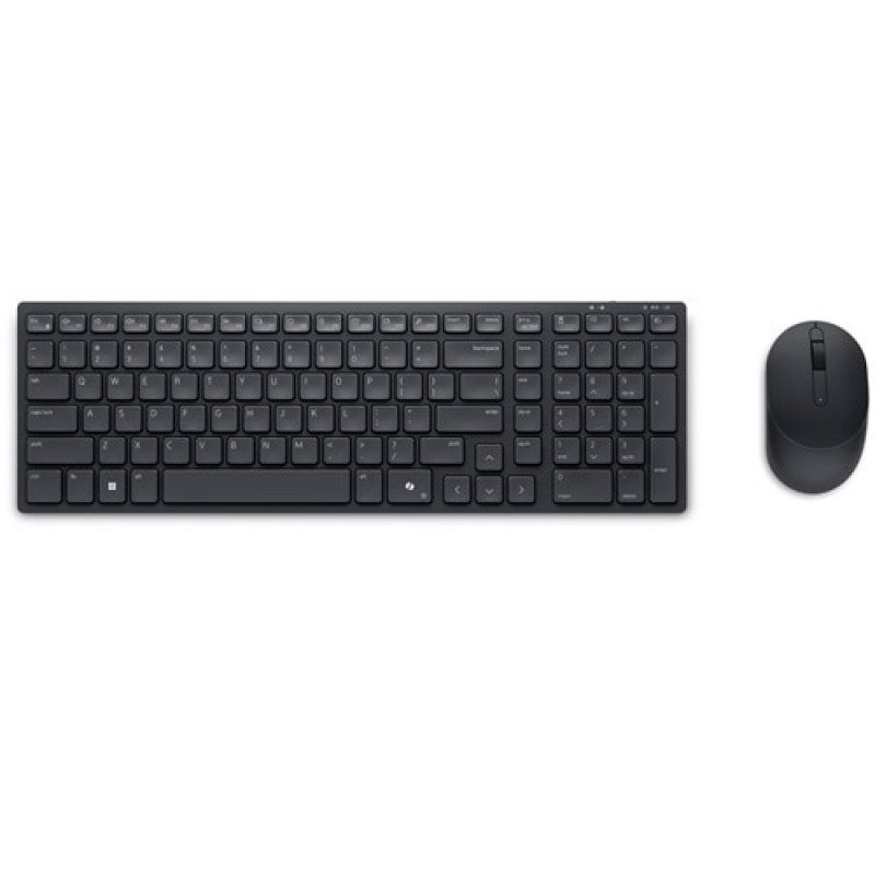 DELL KM555 clavier Souris incluse Universel RF sans fil Bluetooth QWERTY Espagnole Noir