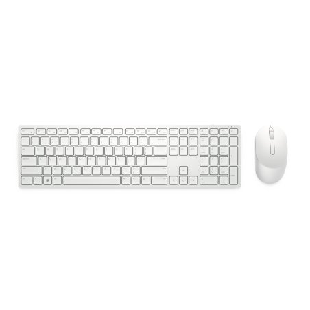 DELL KM5221W clavier Souris incluse Bureau RF sans fil QWERTZ Tchèque, Slovaque Blanc