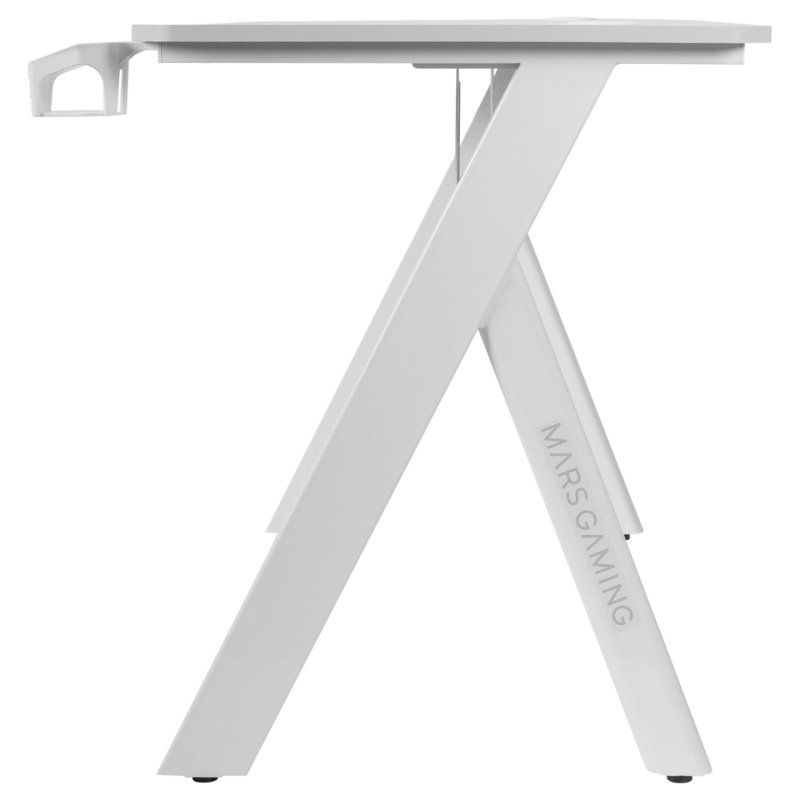 Mars Gaming MGD100RGBW bureau d'ordinateur Blanc