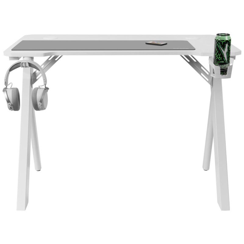 Mars Gaming MGD100RGBW bureau d'ordinateur Blanc