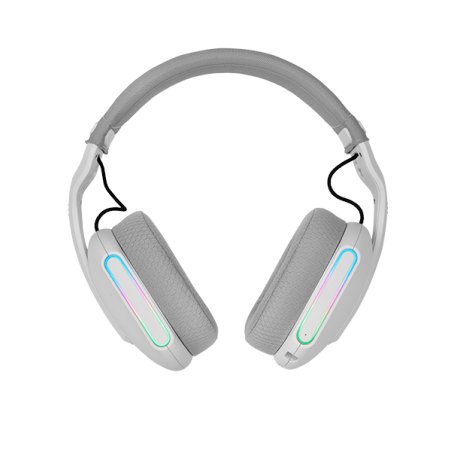 Casque Gamer sans fil Mars Gaming MHW-Pro RGB (Blanc)