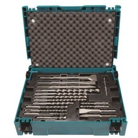 MAKITA SDS DRILL BIT SET CHISELS 17pcs. IN A MACPAC SUITCASE