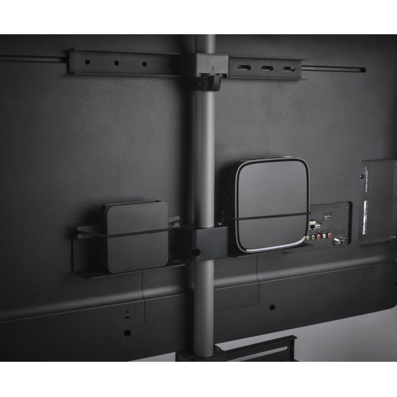 Universal-TV-Ständer Quadpod (silber/schwarz)