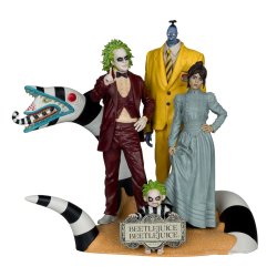 Beetlejuice Beetlejuice pack 4 statuettes PVC Movie Maniacs 15 cm