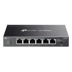 TP-LINK (ES206GP) Omada 6-Port Gigabit Easy Managed Switch with 4-Port PoE , 6x GB Ports, Metal Casing
