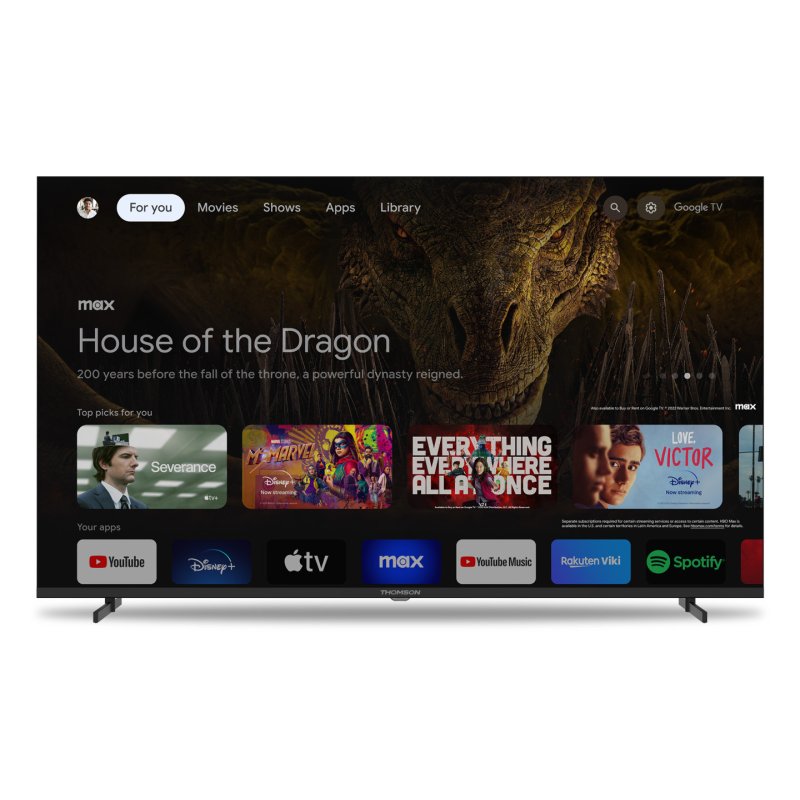 55UG4S14 (139 cm (55 Zoll), schwarz, UltraHD/4K, Google TV, Triple-Tuner, HDR)