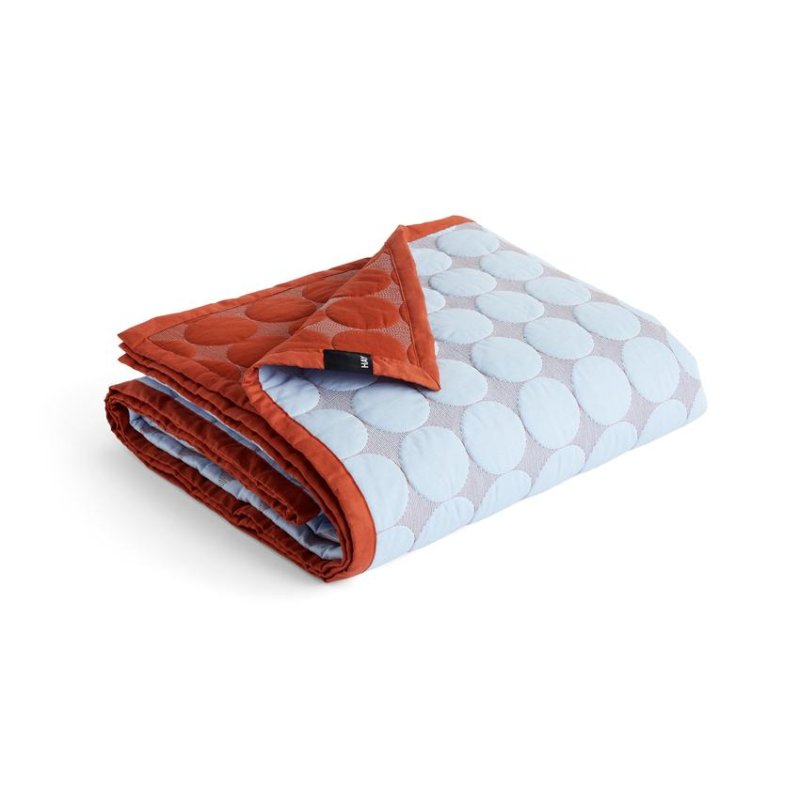 HAY - Mega Dot Bedspread W195 x L245 (Light Blue)