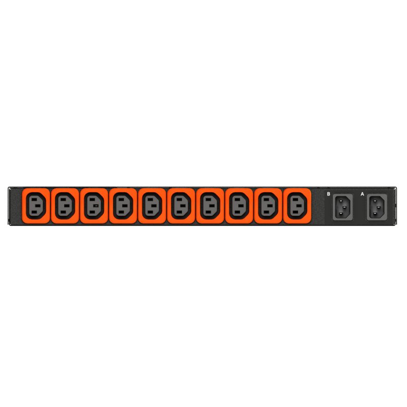 Vertiv Geist AU01X1R0-10L137-1C14C14A900-D unité de distribution d'énergie 10 sortie(s) CA 0U Noir