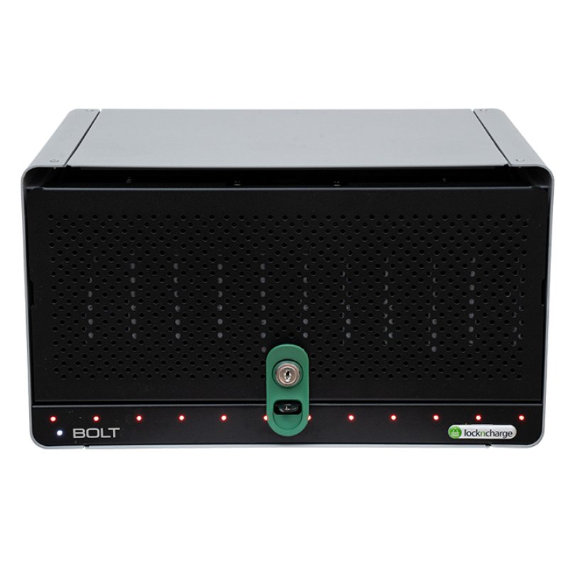 LocknCharge BOLT 12 Portable device management cabinet Black, Grey