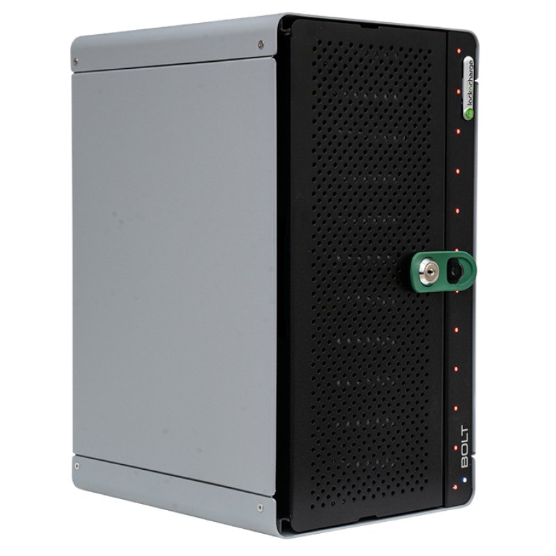 LocknCharge BOLT 12 Portable device management cabinet Black, Grey
