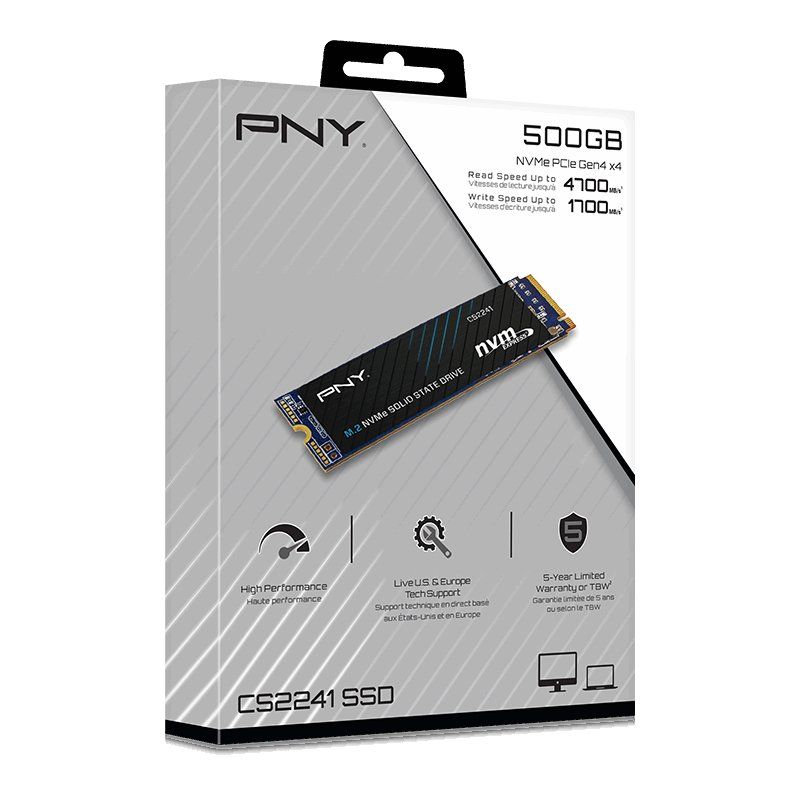 PNY M280CS2241-2TB-RB disque SSD 2 To M.2 PCI Express 4.0 NVMe 3D NAND