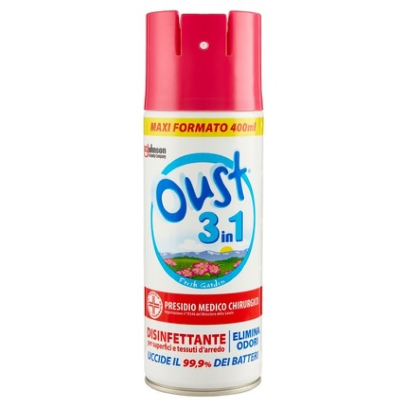 Oust 3 In 1 Disinfectant Garden 400 Ml