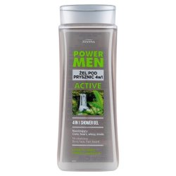 JOANNA Power Men Active 4in1 Shower Gel for Men with Vitamin PP and Hemp 300ml