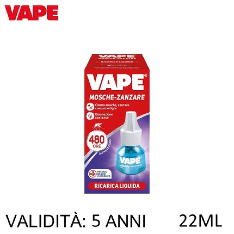 Vape Liquid Insect Repellent For Flies And Mosquitoes 480 Hours - 30 Pieces