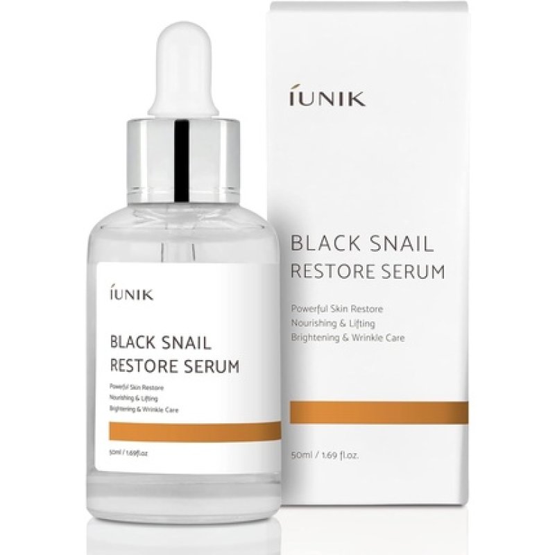 IUNIK 70% Black Snail Mucin Restore Serum 50ml