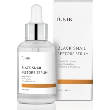 IUNIK 70% Black Snail Mucin Restore Serum 50ml