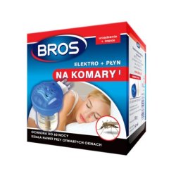 Bros Elektro Device with Liquid Mosquito Repellent 60 Nights Refill