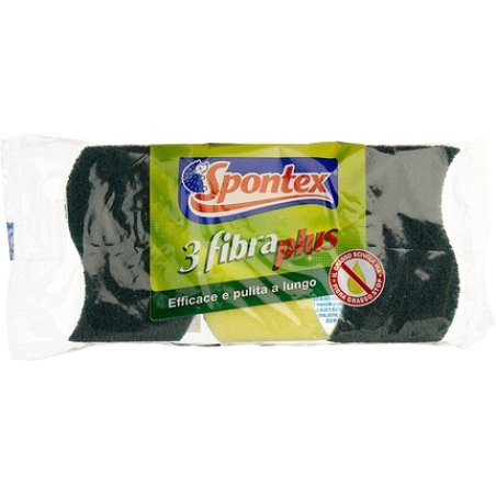 Spontex Fiber Plus - Pack of 3