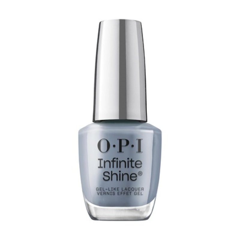 OPI Infinite Shine Long-Wear Dark Crème Finish Opaque Blue Nail Polish Pure Jean-ius 0.5 fl oz
