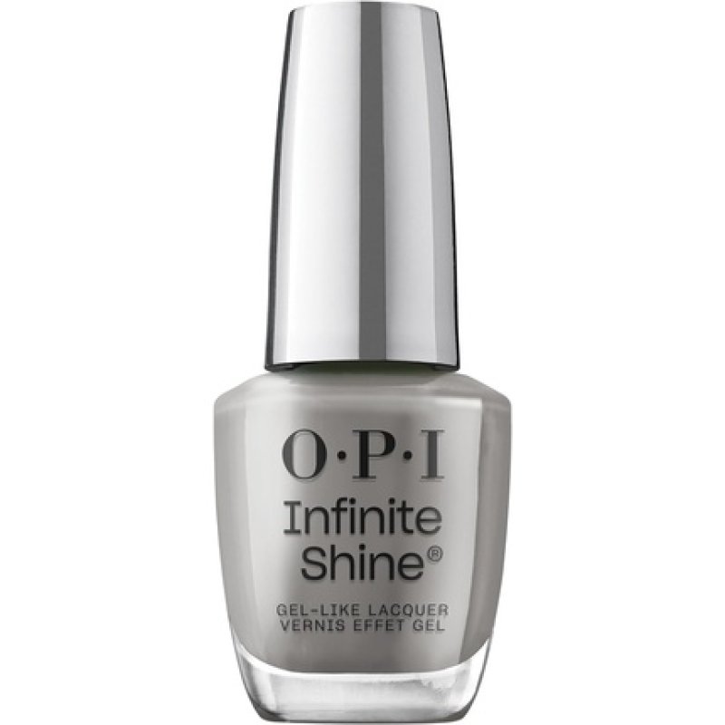 OPI Nail Polish Infinite Shine Long-wear System 2nd Step Gel-Like Nail Varnish Work From Chrome 15ml Steel Waters Run