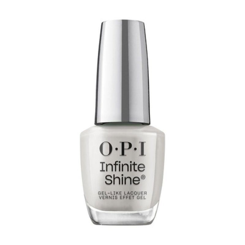 OPI Infinite Shine Long-Wear Soft Crème Finish Opaque Gray Nail Polish 0.5 fl oz