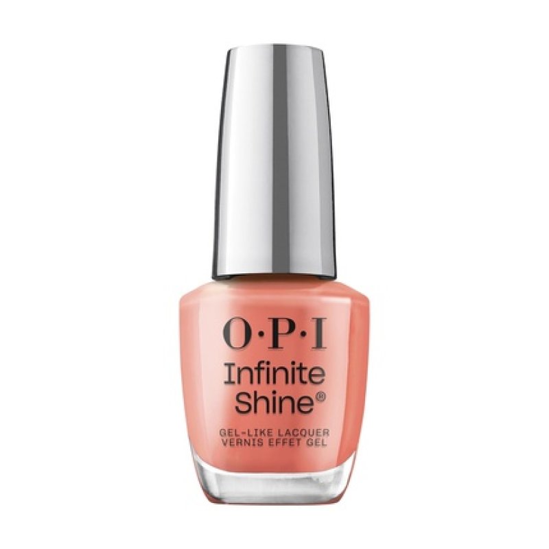 OPI Infinite Shine Long-Wear Dark Crème Finish Sheer Coral Nail Polish 0.5 fl oz