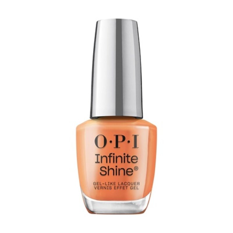 OPI Infinite Shine Long-Wear Dark Crème Finish Opaque Coral Nail Polish 0.5 fl oz