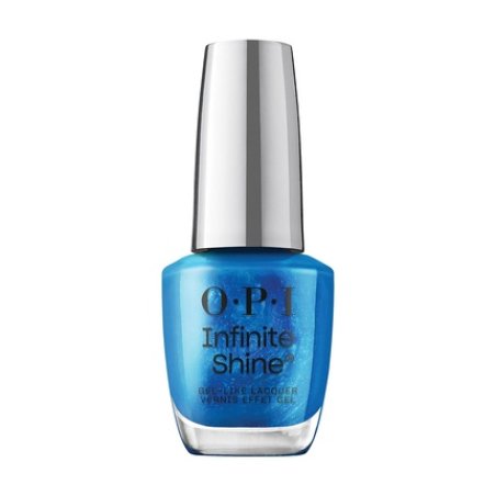 OPI Infinite Shine Long-Wear Bright Shimmer Finish Opaque Blue Nail Polish 0.5 fl oz - Do You Sea What I Sea?