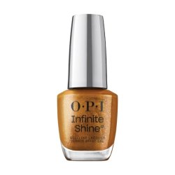 OPI Infinite Shine Long-Wear Dark Metallic Finish Opaque Brown Nail Polish 0.5 fl oz