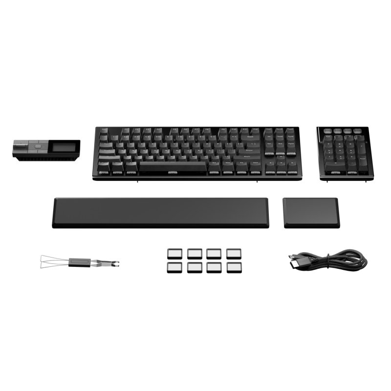 be quiet! Dark Mount Silent Tactile FR ISO keyboard Gaming USB AZERTY French Black