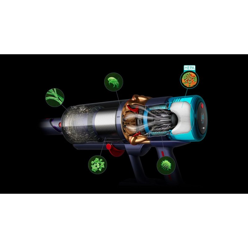 Dyson Gen5Detect Absolute Kabelloser Staubsauger (Nachtblau/Kupfer)