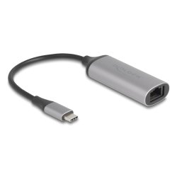 DeLOCK 81570 changeur de genre de câble USB Type-C RJ-45 Anthracite