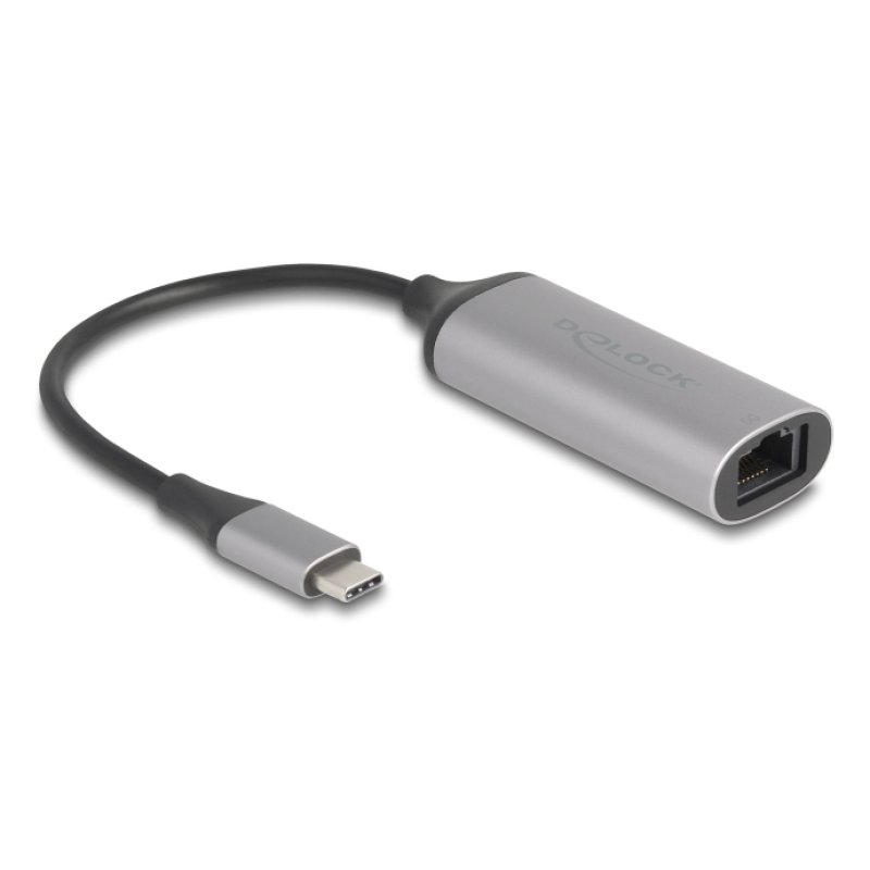 DeLOCK 81570 changeur de genre de câble USB Type-C RJ-45 Anthracite