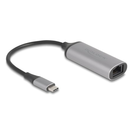 DeLOCK 81570 changeur de genre de câble USB Type-C RJ-45 Anthracite