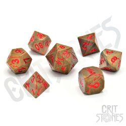 CritStones Metal pack dés Rage Within (7)