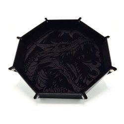 CritStones Plateau à dés pliant Dragon Skin XL Edition Black
