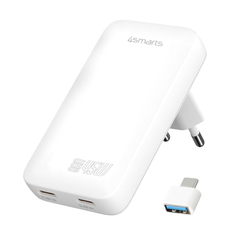 4smarts 542045 mobile device charger Universal White AC Indoor