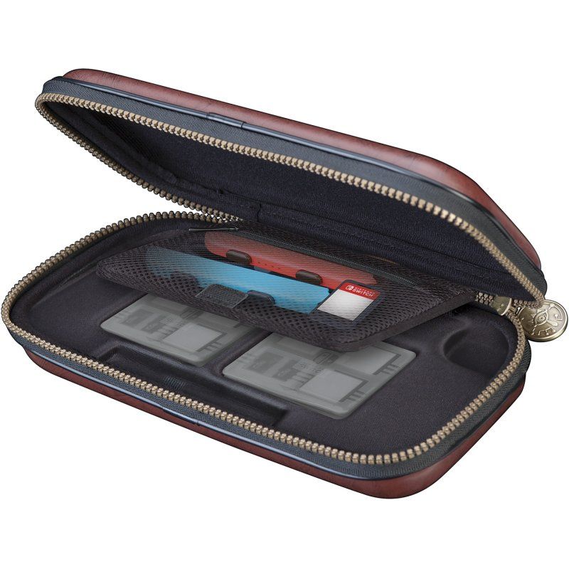 Bigben Interactive NNS42BR portable game console case Cover Nintendo Leather Brown