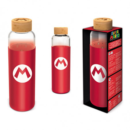NINTENDO - Super Mario - Bouteille en verre format 585ml