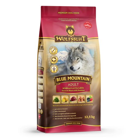 Wolfsblut - Dogfood - Blue mountain, adult 12,5 kg. - hypoallergenic