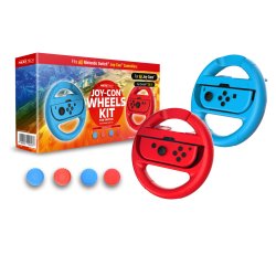 Maxx Tech - Joy-Con Wheels & Grip Kit for Nintendo Switch 2/1