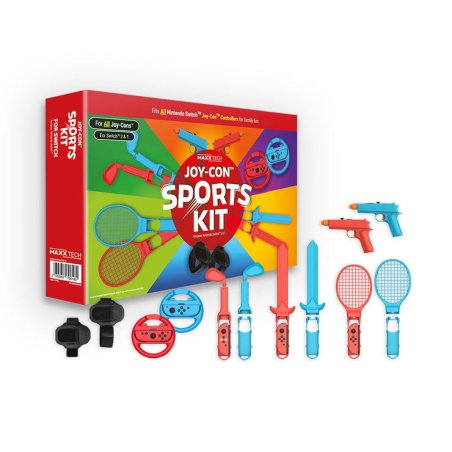 Maxx Tech - Joy-Con Sports Kit for Nintendo Switch 2/1