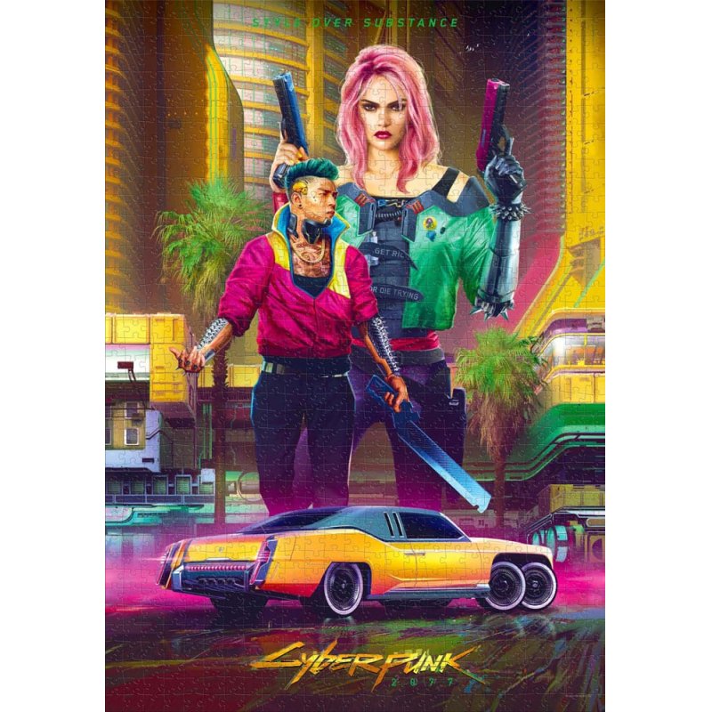 Good Loot Puzzle - Cyberpunk 2077 - Puzzle Kitsch Style 1000pcs