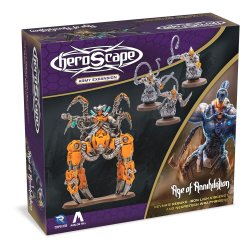 Heroscape Expansion Revna's Rebuke: Iron Lich Viscerot and Necrotech Wraithriders Army *ANGLAIS*