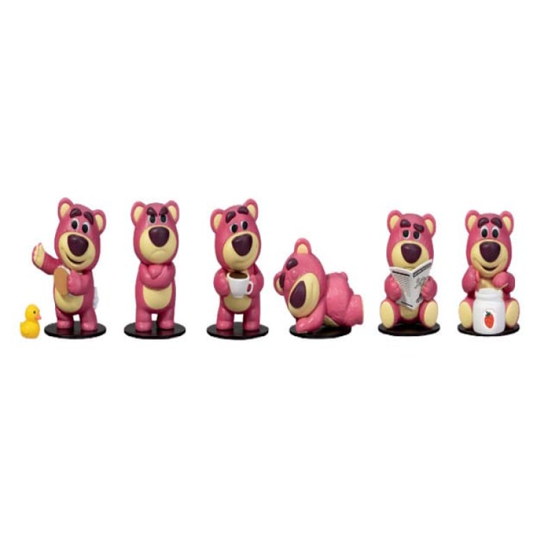 Toy Story présentoir figurines mini Hero Box Teddy Bear Series Lots-o'-Huggin' Bear 8 cm (6)