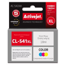 Activejet AC-541NX ink for Canon printer (replacement Canon CL-541XL) Supreme 18 ml blue yellow red