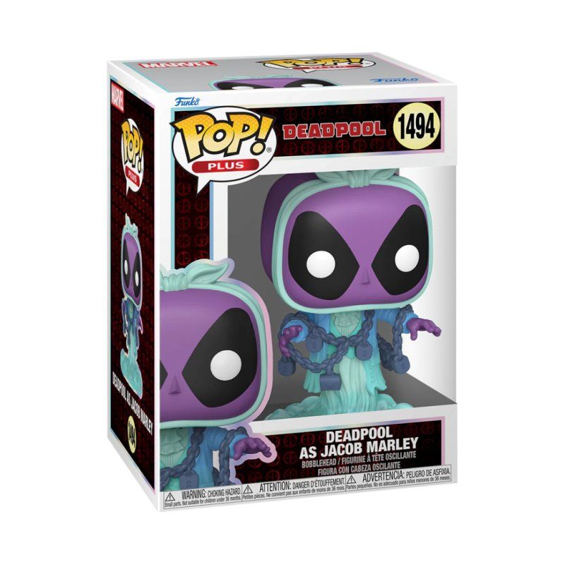 DEADPOOL - POP Plus N° 1494 -Deadpool As Jacob Marley