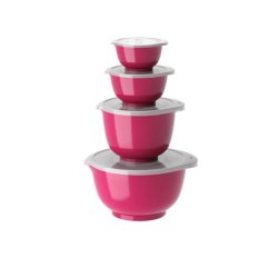 Rosti - Margrethe Bowls - Set of 4 Lids (Beetrot)