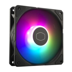 Cooler Master SickleFlow Edge 120 ARGB 12cm PWM Case Fan, Up to 2500 RPM, Loop Dynamic Bearing, Black
