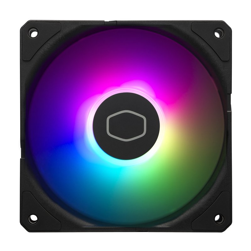 Cooler Master SickleFlow Edge 120 ARGB 12cm PWM Case Fan, Up to 2500 RPM, Loop Dynamic Bearing, Black